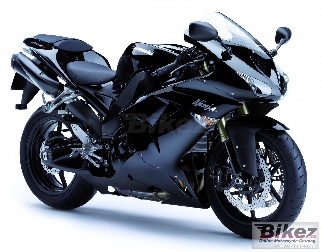 Big Kawasaki ninja zx-10r picture and wallpaper from Bikez.com